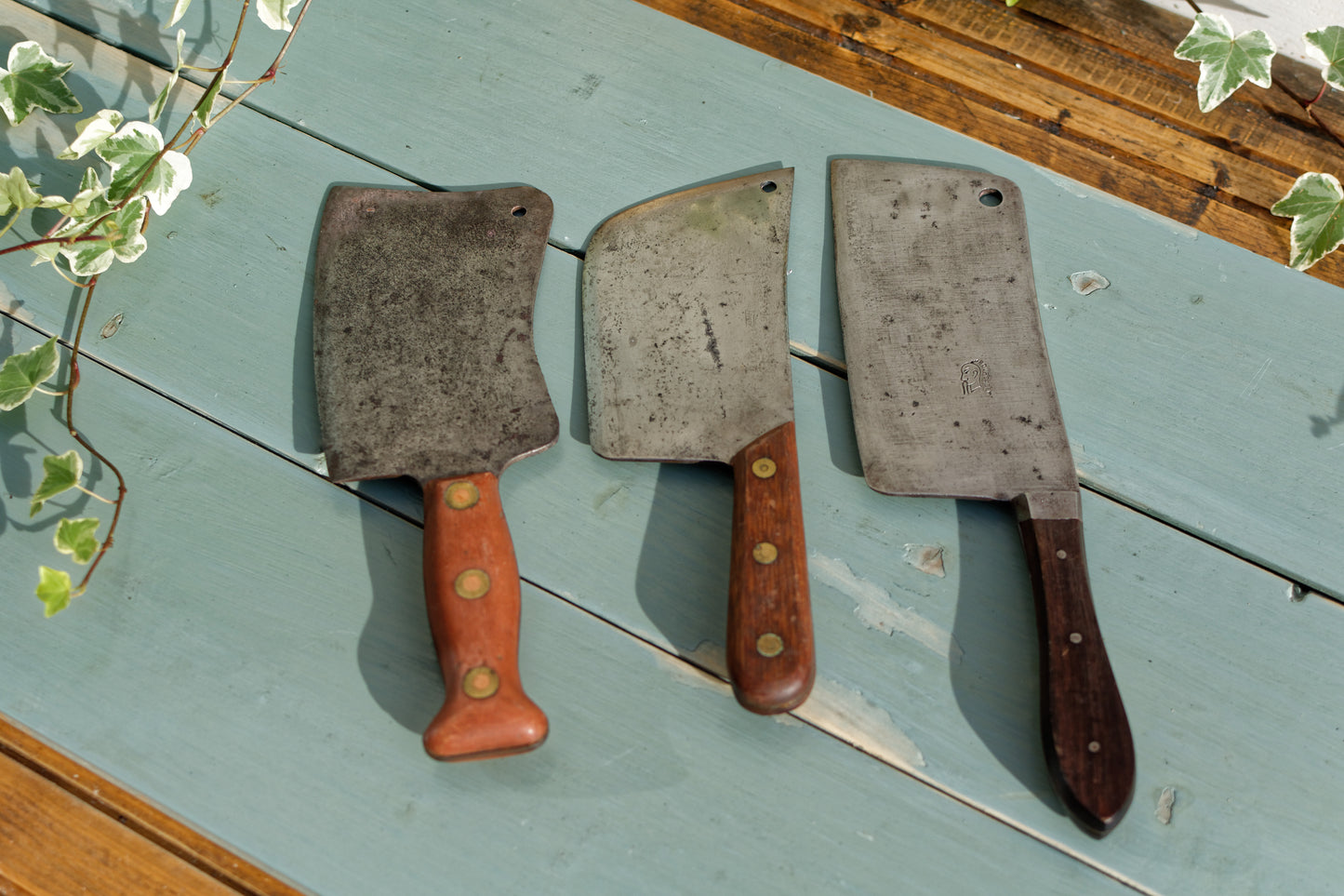 1930s ~ French Vintage Chef Butcher Knife ~ Collectible Meat Cleaver ~ YOYO BOURGCODE