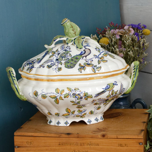 LA LOUVIERE Boch Freres Fabrication Belge Made in Belgium 1836 Vintage Serving Piece Soup Tureen