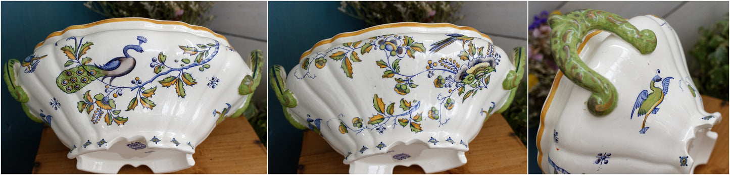 LA LOUVIERE Boch Freres Fabrication Belge Made in Belgium 1836 Vintage Serving Piece Soup Tureen