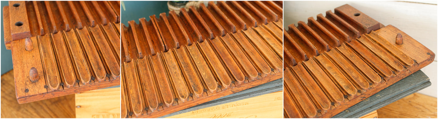 1930s ~ German Antique Collectible Wooden 20 Cigar Mold Press ~ "DRGM" Deutsches Reiches Gebrauchs Musterschutz Hart & Hertel No.19749 ~ Tobacco Mold