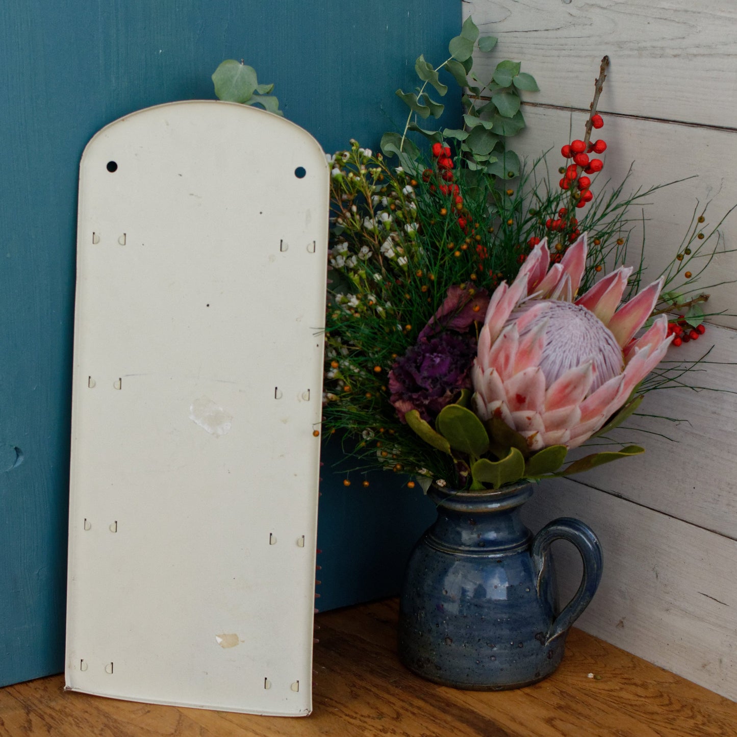 French Vintage Unique Wall Hanging Metal Plaque Shopping List Reusable Grocery List Commissions Ne Pas Oublier Don't forget