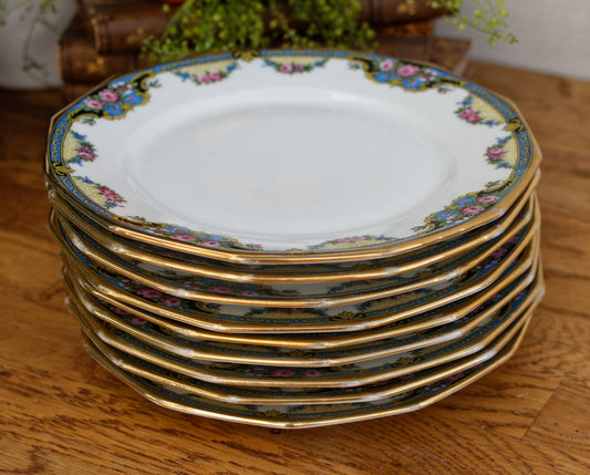 Legrand Limoges France French Antique Fine Porcelain Small Plate Fine China