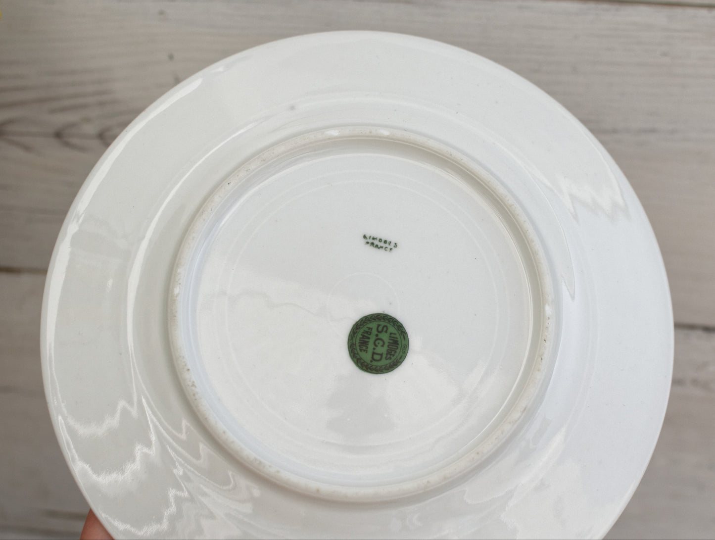 S.C.D. Limoges France French Antique Fine Porcelain Small Plate Fine China