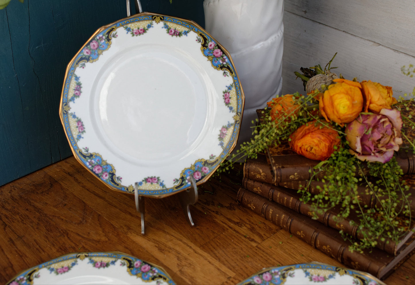 Legrand Limoges France French Antique Fine Porcelain Small Plate Fine China