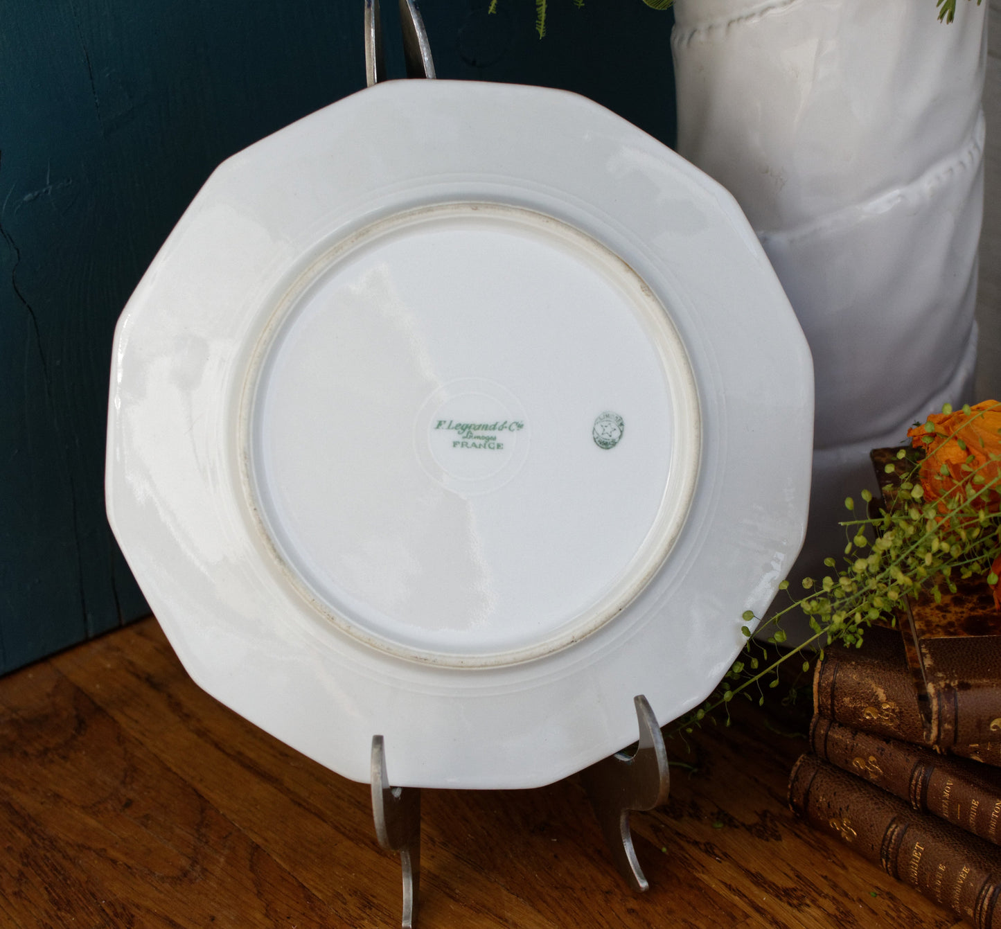 1920s ~ Legrand Limoges France ~ French Antique Fine Porcelain Small Plate ~ Fine China