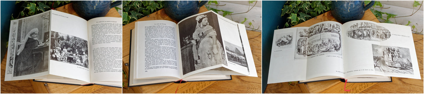 1957 Le Siècle De Victoria by Jacques CHASTENET Published by Club des Libraires de France PARIS French Vintage Illustrated Hardcover Book Livre