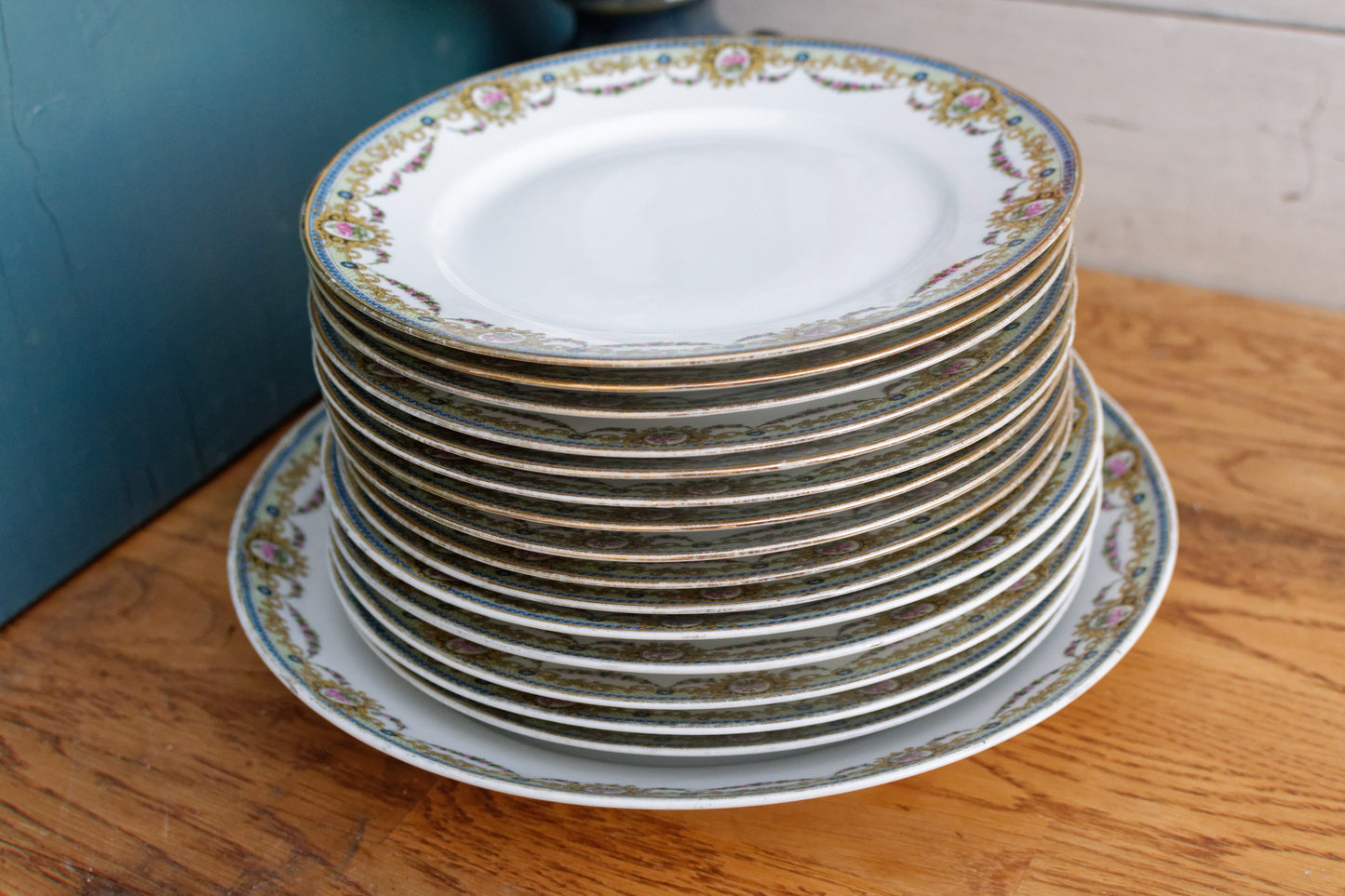 F. Legrand & Cie LIMOGES French Antique Fine Porcelain Plate