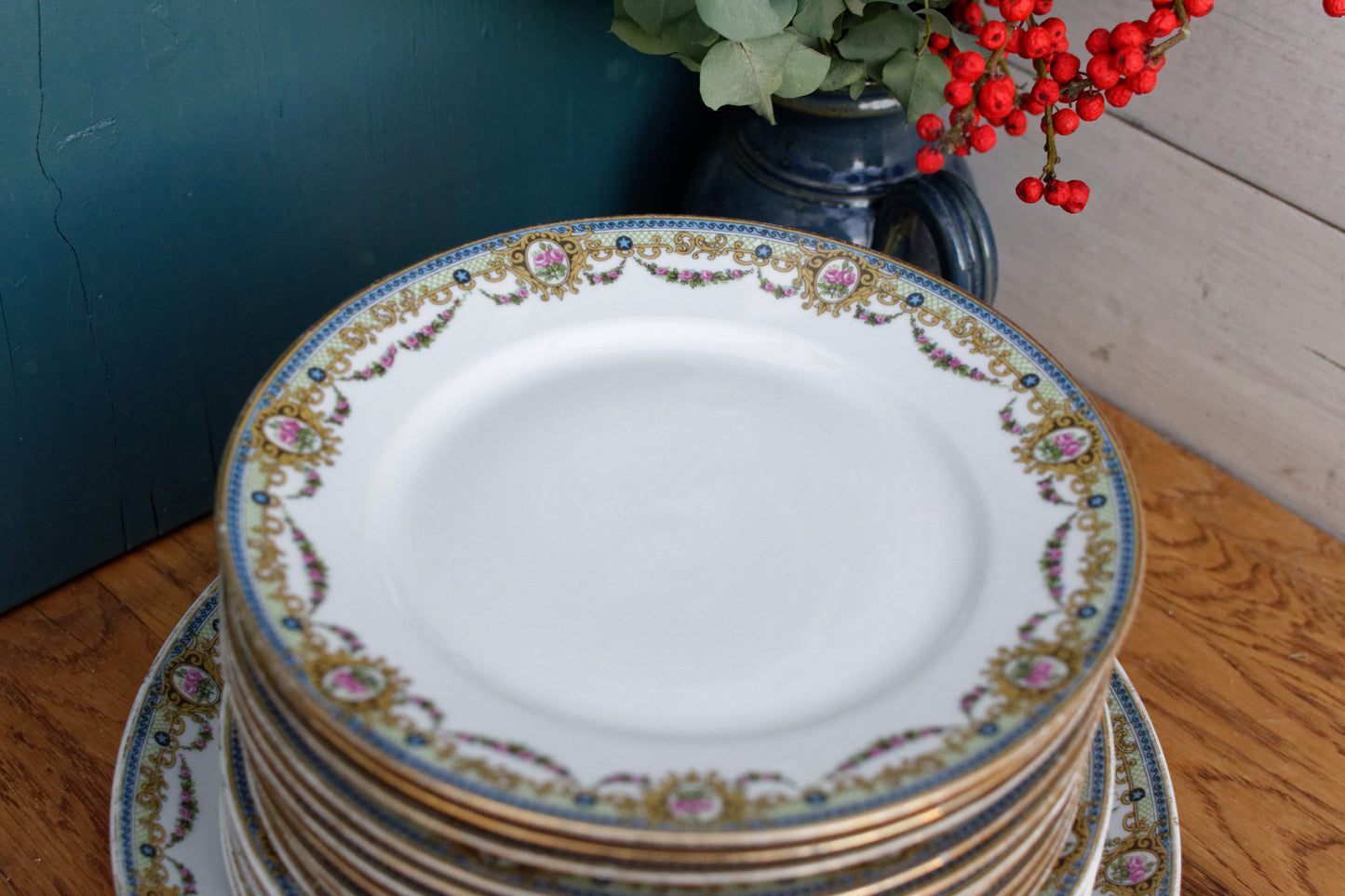 F. Legrand & Cie LIMOGES French Antique Fine Porcelain Plate