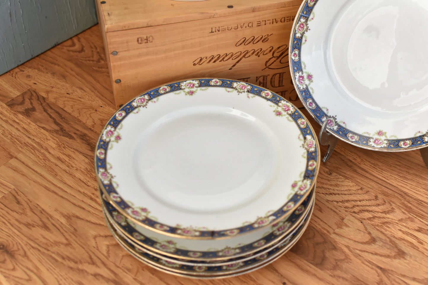 1930s ~ LIMOGES ~ French Antique Fine Porcelain China Serving Piece Plate