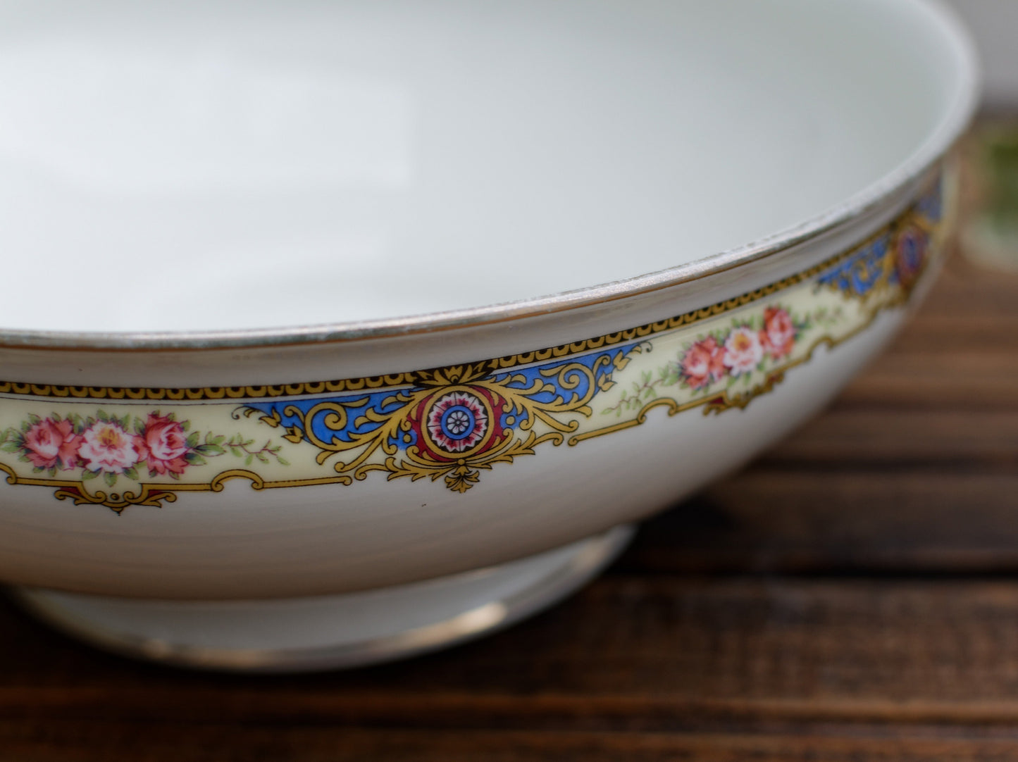 Années 1920 ~ F. Legrand & Cie LIMOGES ~ Français assiette à dîner en porcelaine fine antique
