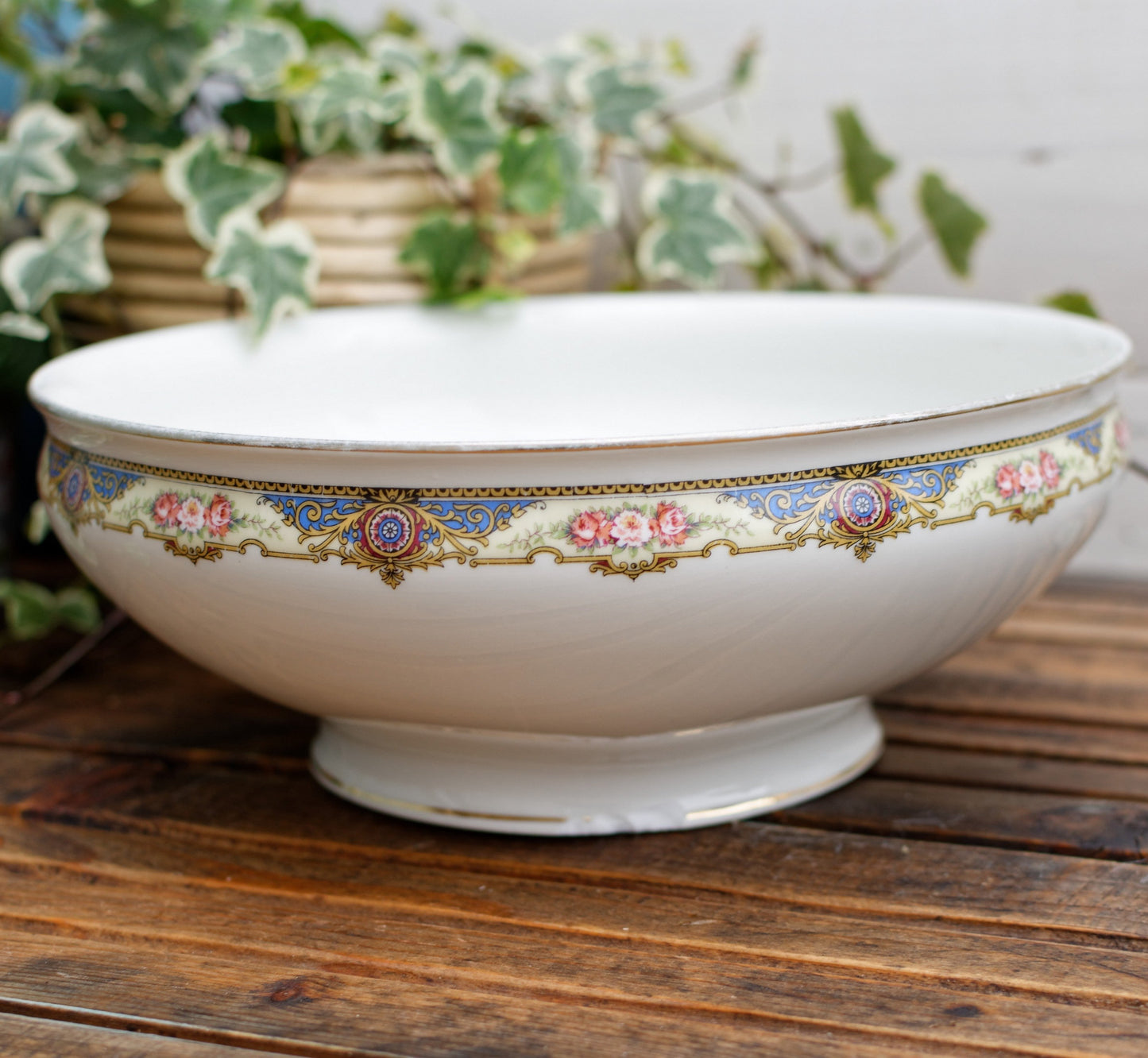 Années 1920 ~ F. Legrand & Cie LIMOGES ~ Français assiette à dîner en porcelaine fine antique
