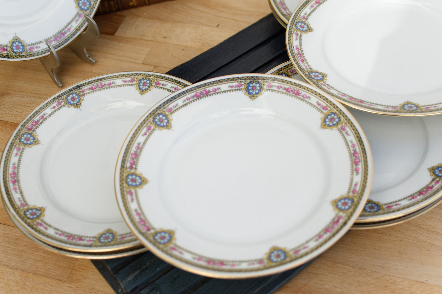 French Antique Fine Porcelain Plate LIMOGES FRANCE