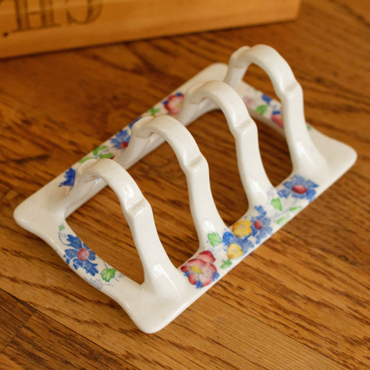 REGENCY MASON's Made in England English Antique Vintage Patent Ironstone Small Bread Toast Tray Fine China Porcelain Polychrome