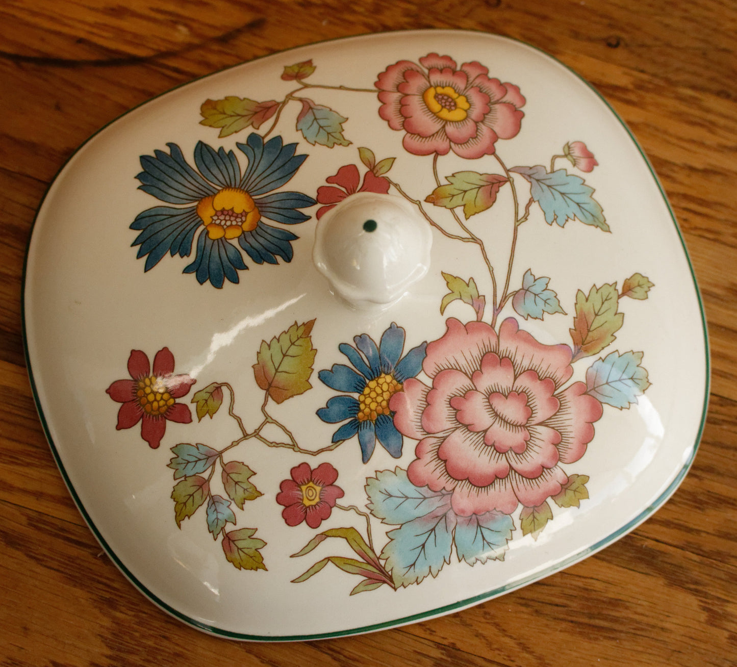 ORIENT from the Dynasty Collection Myott Staffordshire English Vintage Ironstone Polychrome Soup Tureen Soupiere Vegetable Dish Made in England