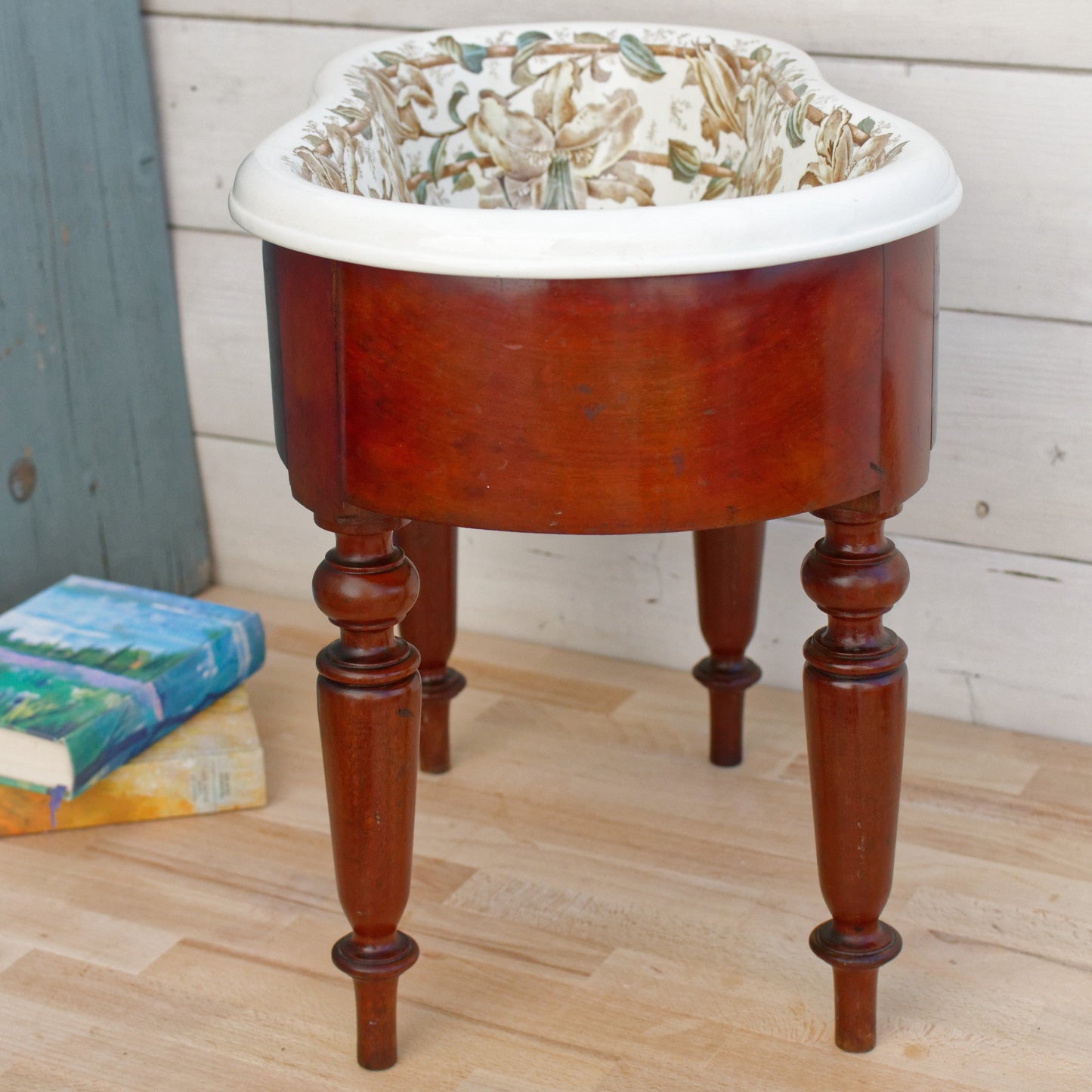 French Bidet Porcelaine Anglaise Cauldon EP Concessionaire Paris Grand Prix 1889 P.Puech Bordeaux