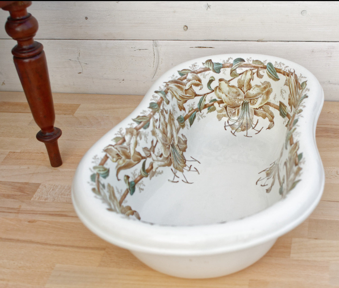 French Bidet Porcelaine Anglaise Cauldon EP Concessionaire Paris Grand Prix 1889 P.Puech Bordeaux