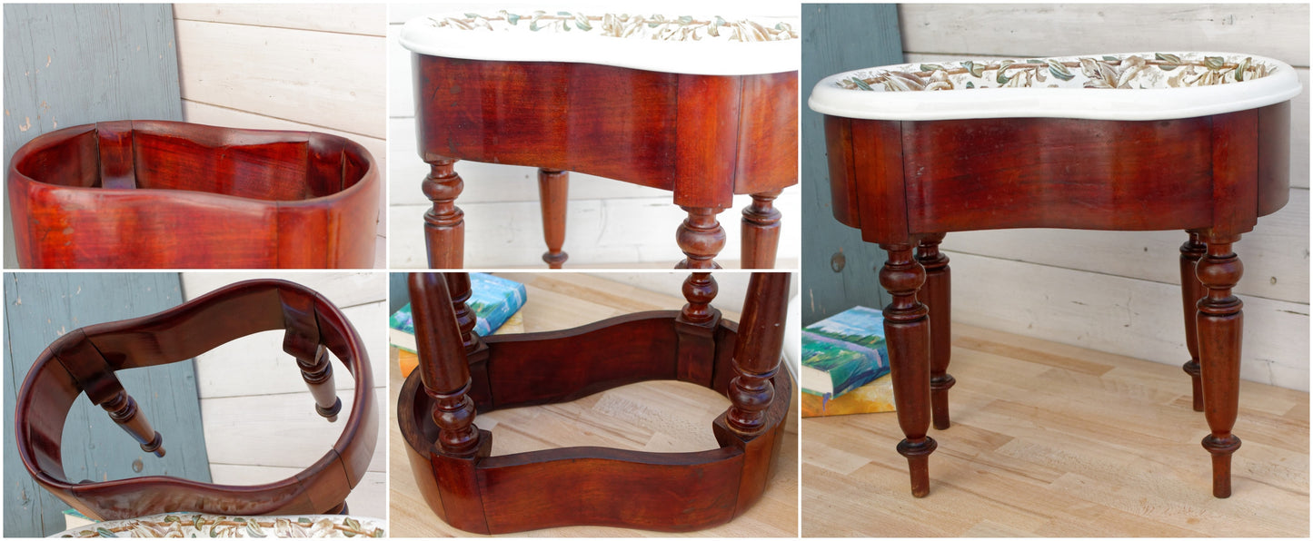 French Bidet Porcelaine Anglaise Cauldon EP Concessionaire Paris Grand Prix 1889 P.Puech Bordeaux