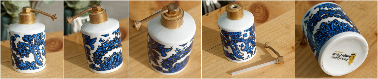 Porcelaines Champs-Elysees French Vintage Fine Porcelain Baroque Style Toiletry Set Paris, France