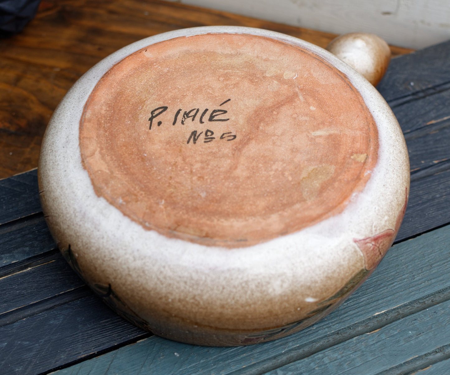 ALSACE SOUFFLENHEIM
French Vintage Glazed Ceramic Stoneware Gratin Pot Casserole Dish Terra Cotta Terre Cuite