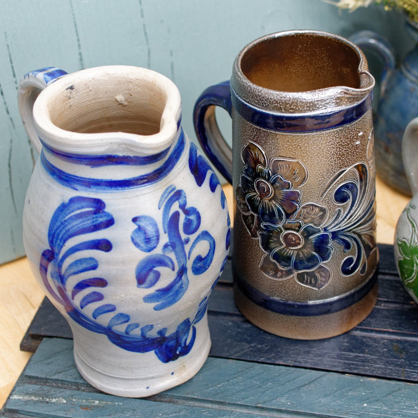1950年代 ~ ALSACE BETSCHDORE & ROGGEN ~ フランス・ドイツの炻器 ~ 収集価値のあるアルザスをテーマにした塩釉砂岩