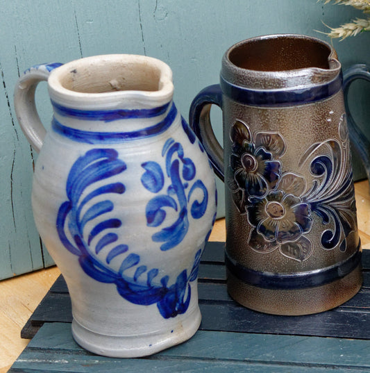 1950年代 ~ ALSACE BETSCHDORE & ROGGEN ~ フランス・ドイツの炻器 ~ 収集価値のあるアルザスをテーマにした塩釉砂岩