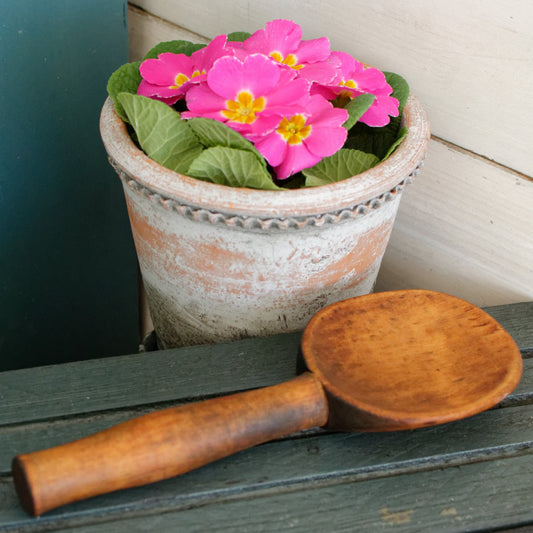 French Vintage Wooden Butter Making Spoon Paddle Cuillère Spatule à Beurre en Boia Antique Farmhouse Kitchen Decor