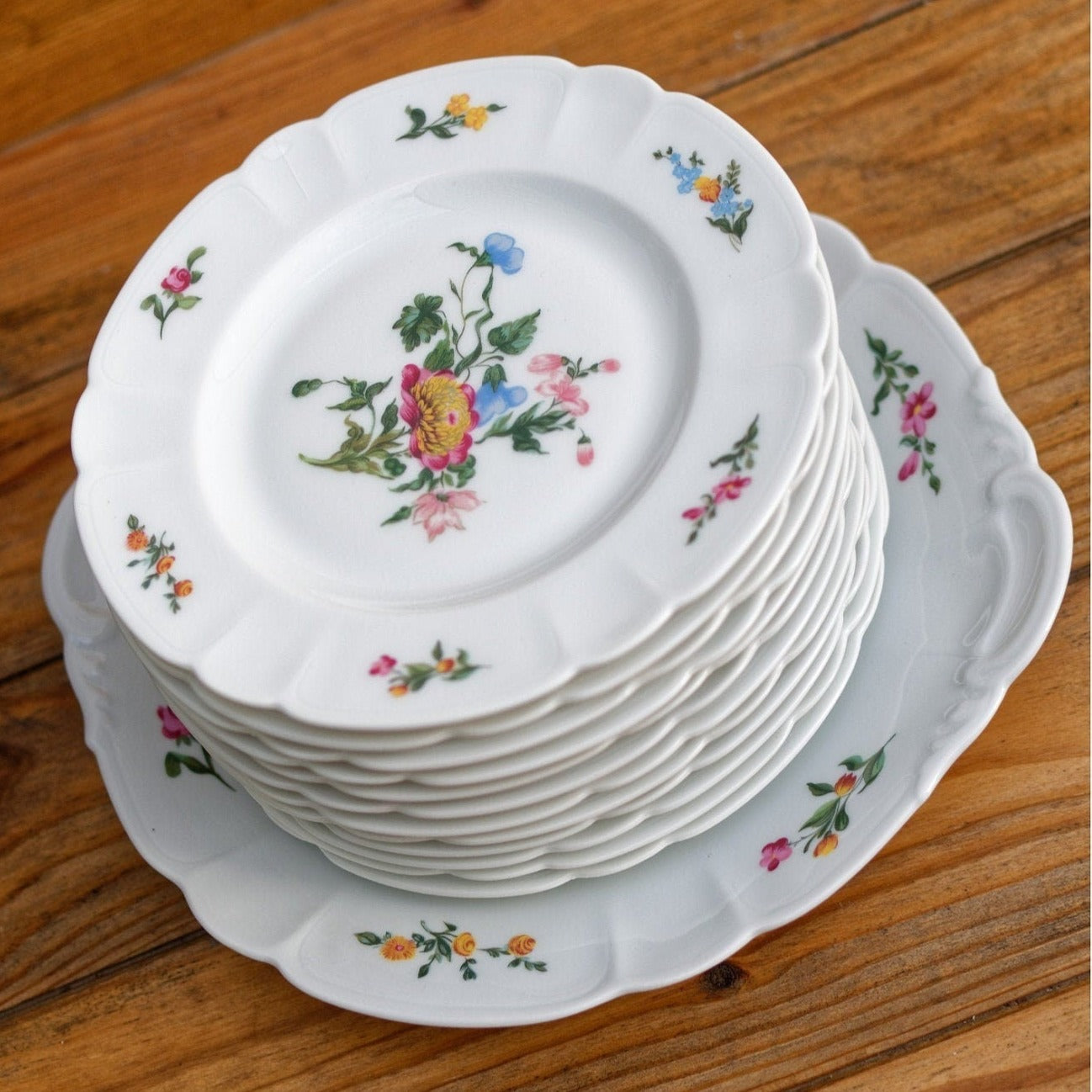 French Fine Porcelain Serving Set Charles Field Haviland CH F. Haviland LIMOGES France
