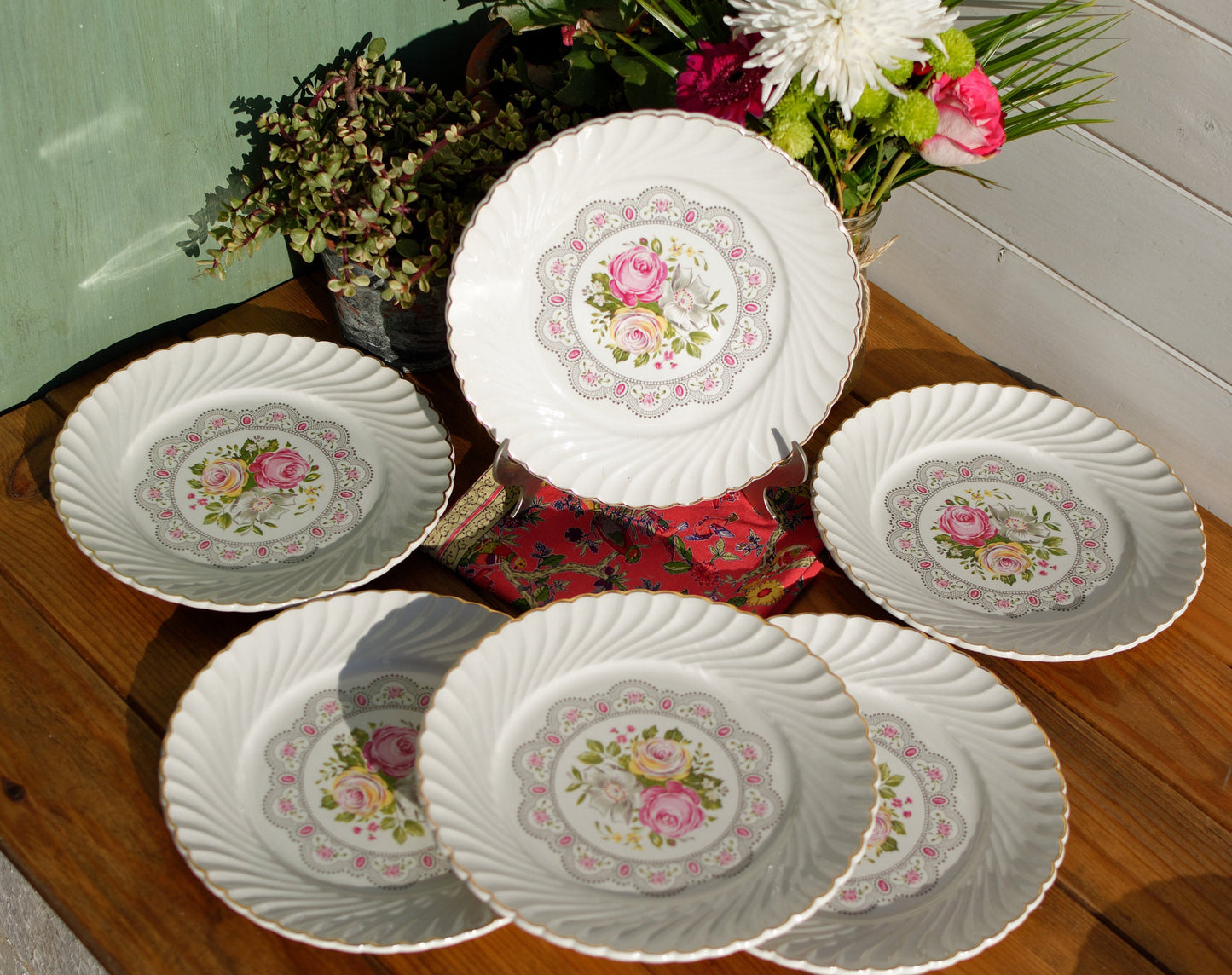 French Ironstone Plate Lunéville, K&G, (Keller et Guérin) Tradition, Depuis 1731, France