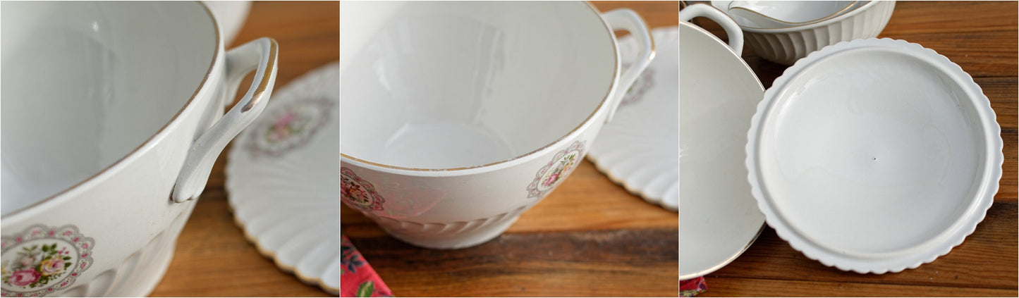 French Ironstone Serving Plate Lunéville, K&G, (Keller et Guérin) Tradition, Depuis 1731, France