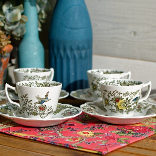 Genuine Hand Engravings Est. by Ridgway 1792 of Staffordshire England ~ All colours guaranteed underglaze and detergent proof ~ Windsor