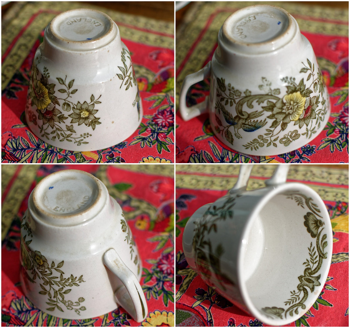 Genuine Hand Engravings Est. by Ridgway 1792 of Staffordshire England ~ All colours guaranteed underglaze and detergent proof ~ Windsor