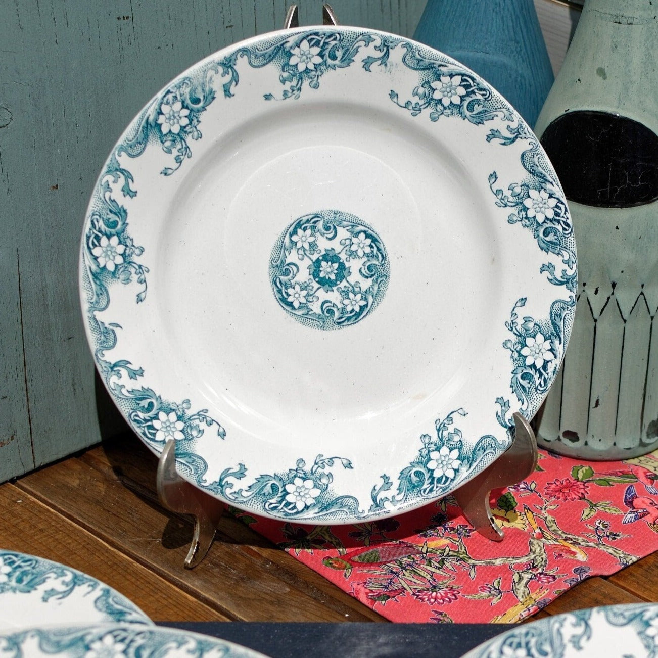 French Ironstone Salad Plate Lerida SARREGUEMINES U & Cie Terre de Fer
