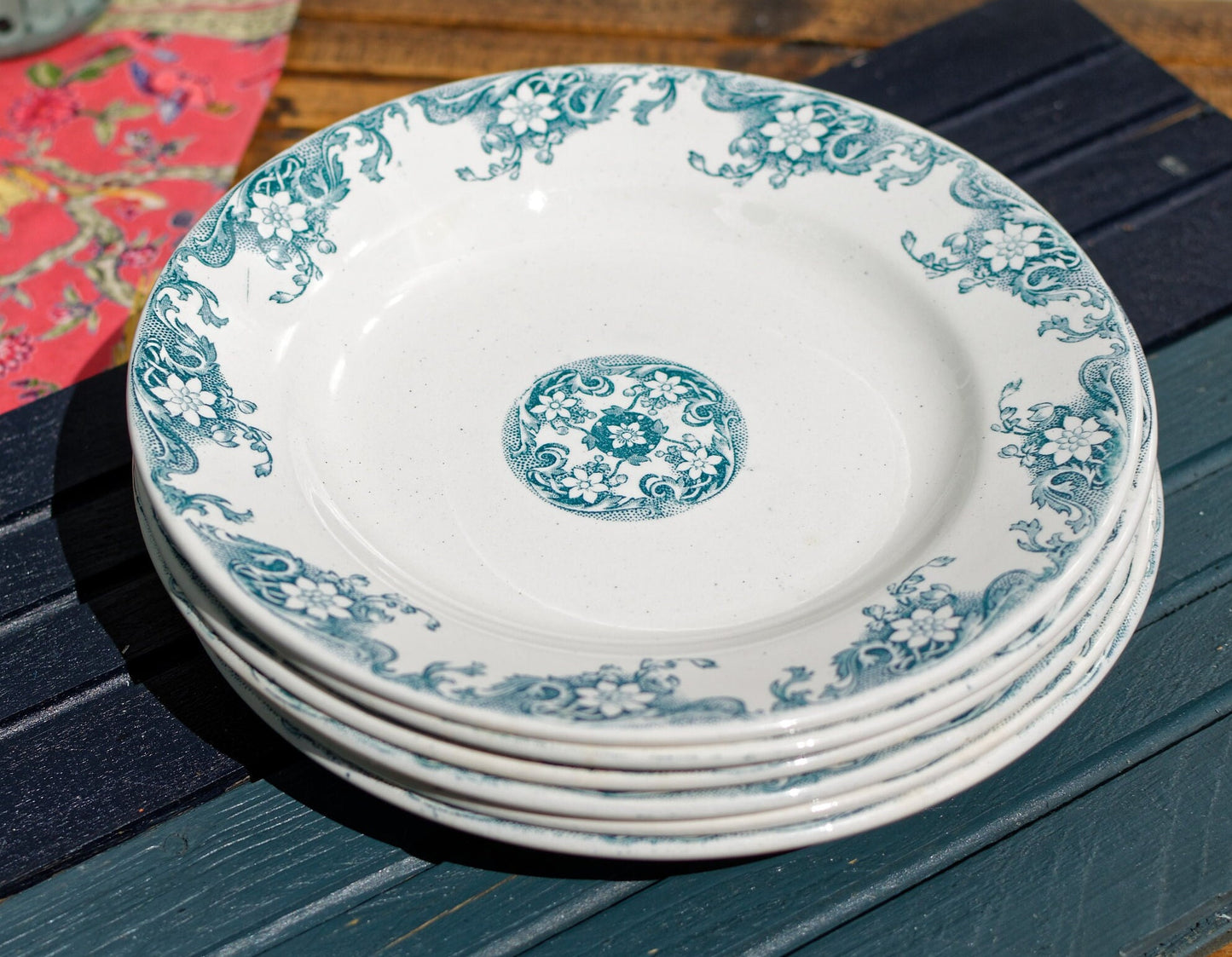 French Ironstone Salad Plate Lerida SARREGUEMINES U & Cie Terre de Fer
