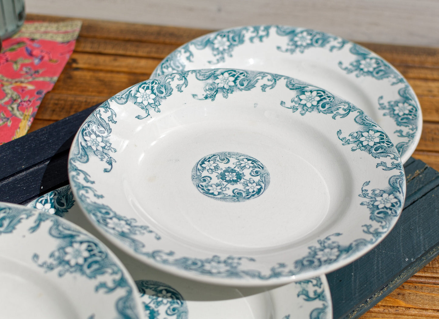 French Ironstone Salad Plate Lerida SARREGUEMINES U & Cie Terre de Fer