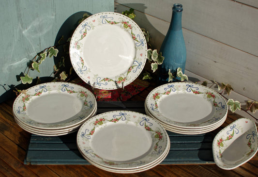 French Ironstone Plate Sarreguemines U&C Miranda Terre de Fer