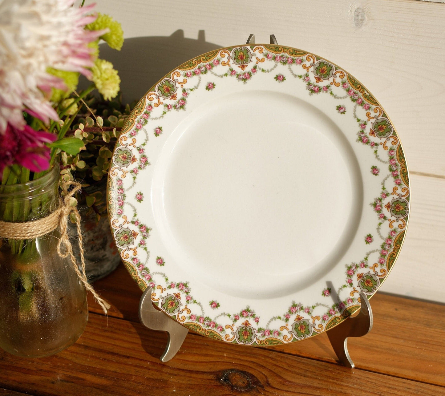 French Fine Porcelain Plate LIMOGES RAYNAUD & Cie. T & V Limoges France