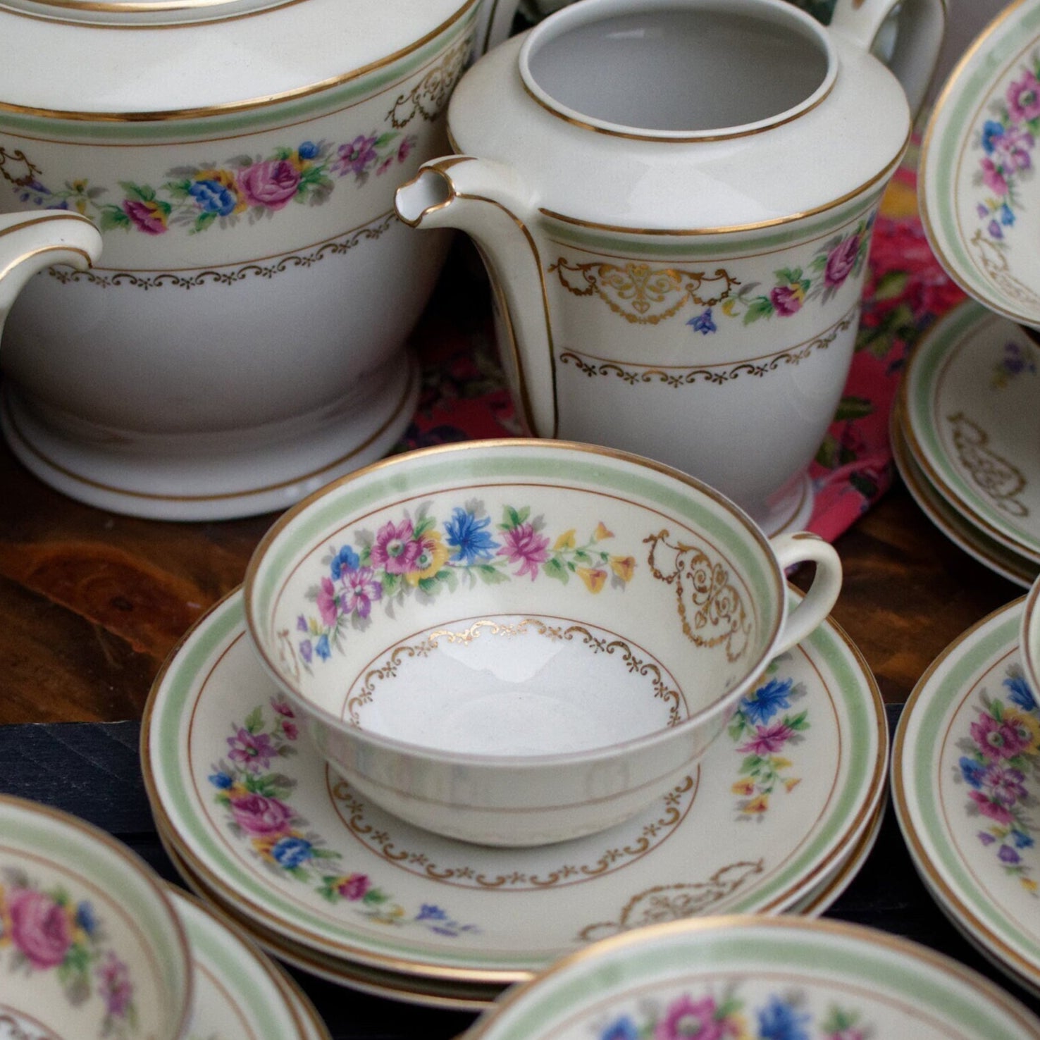 Cha Cult Lot De 3 Tasses à Thé En Porcelaine Motif Ange - 350 Ml Chacune