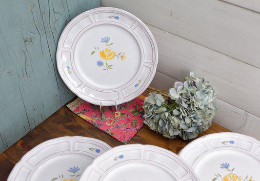 French Plate HENRIOT HB Quimper Faience FRANCE RI LL by artist Terre de Fer