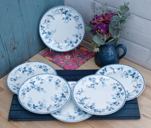 Antique Ironstone Plate Boch Freres Keramis BFK DUGAZON Fabrication Belge terre de fer