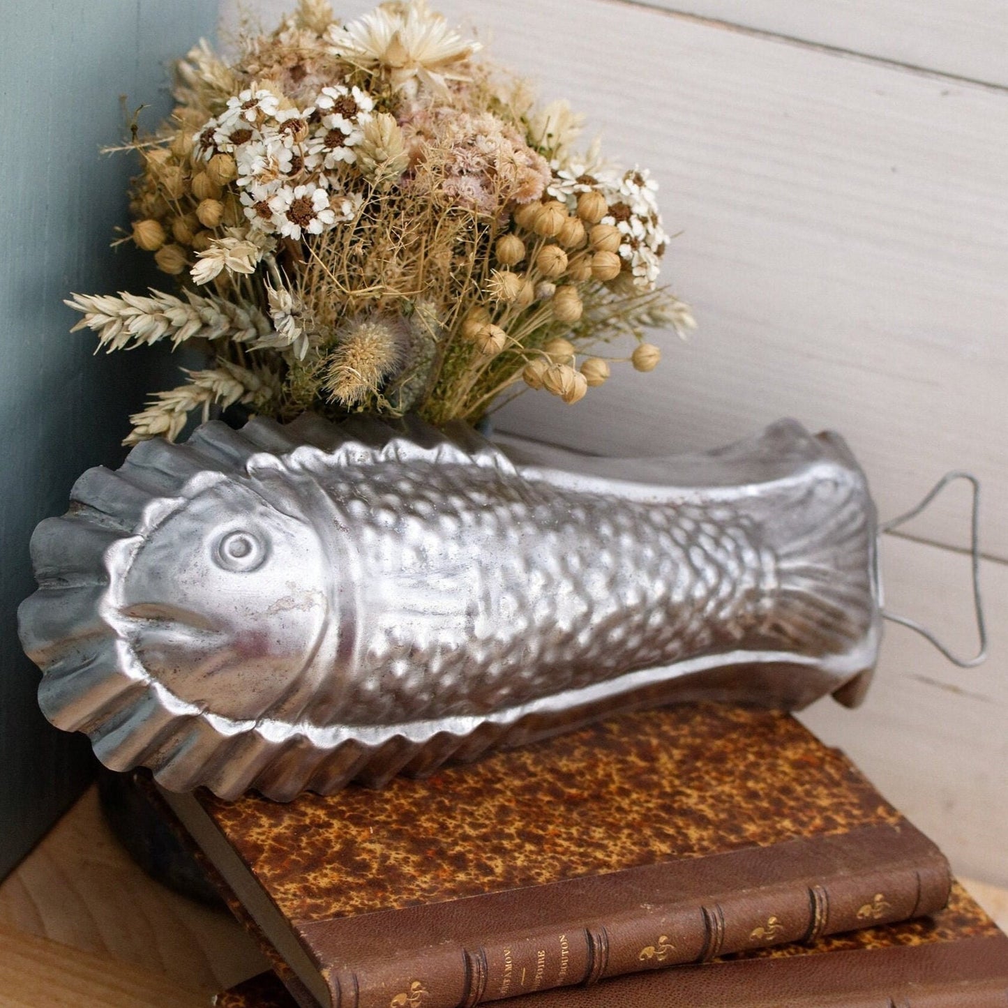 French Aluminum Fish Shaped Baking Mold Confectionery Mould