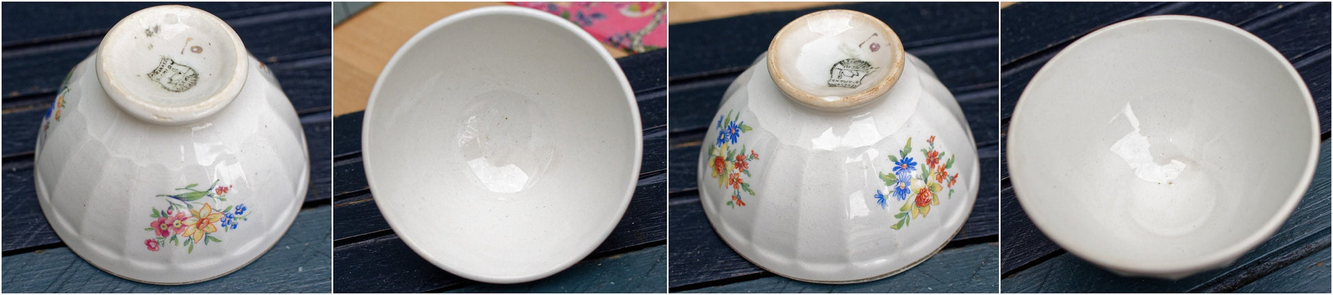 French Ironstone Cafe Bowl Cafe au Lait Ceranord St Amand Semi Vitrifie 8 Terre de Fer