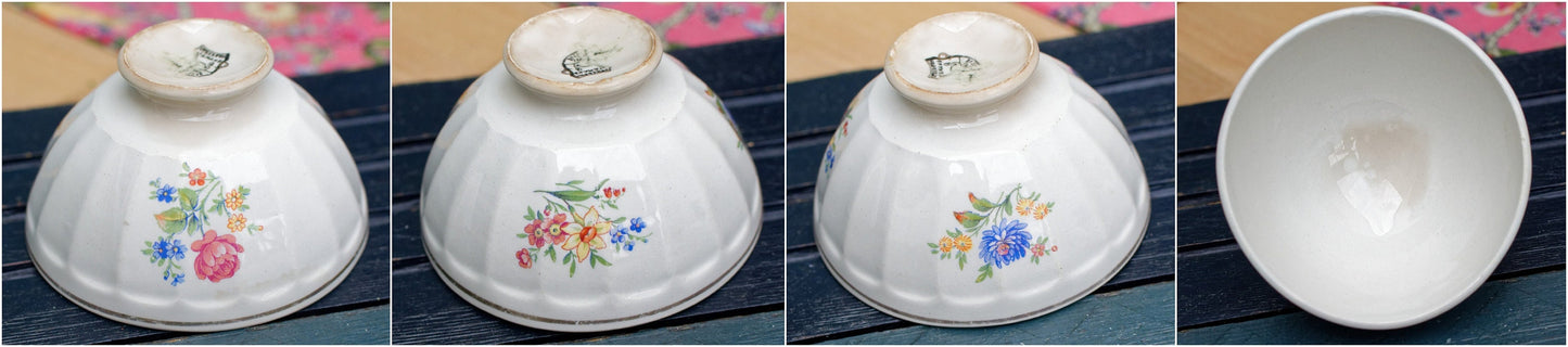 French Ironstone Cafe Bowl Cafe au Lait Ceranord St Amand Semi Vitrifie 8 Terre de Fer