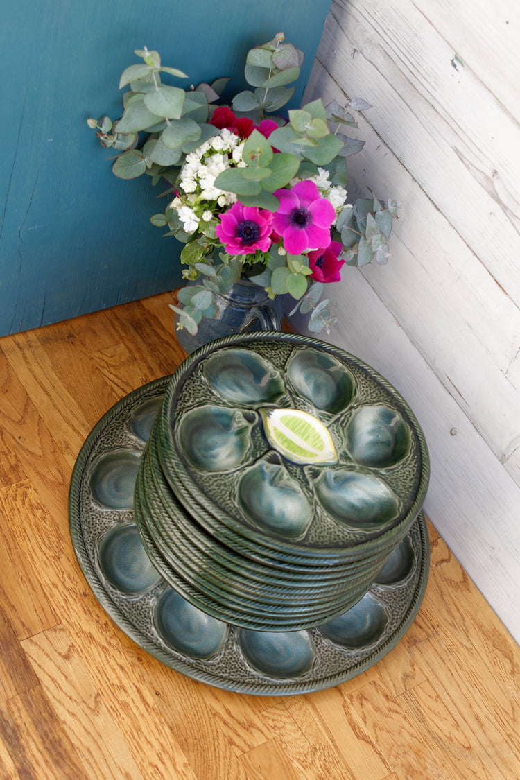 Oyster "Huitre" Shellfish Plate