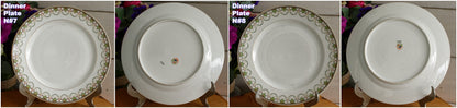 1920s A.Lanternier & Co. LIMOGES FRANCE French Antique Fine Porcelain Plate "Assiette"