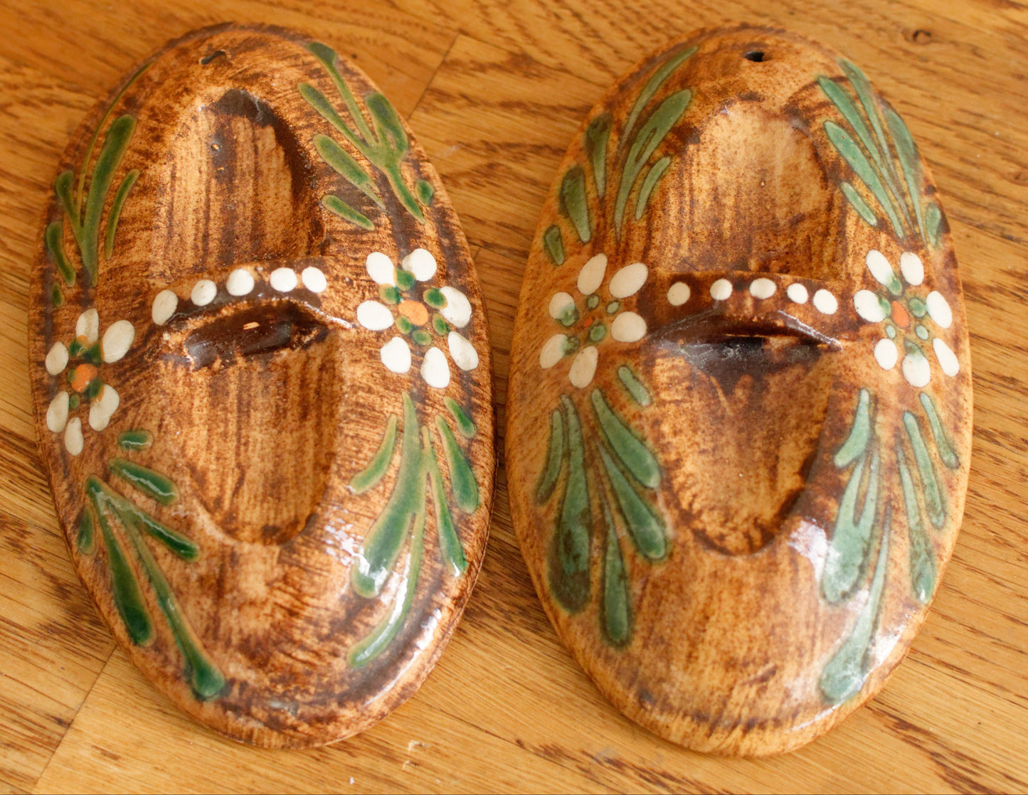 French Vintage Alsace SOUFFLENHEIM BAECKEOFFE Cocotte en Terre Cuite Set of 2 Brown Oval Stoneware Lidded Terrines  Foie Gras Casserole Dish  Made in France