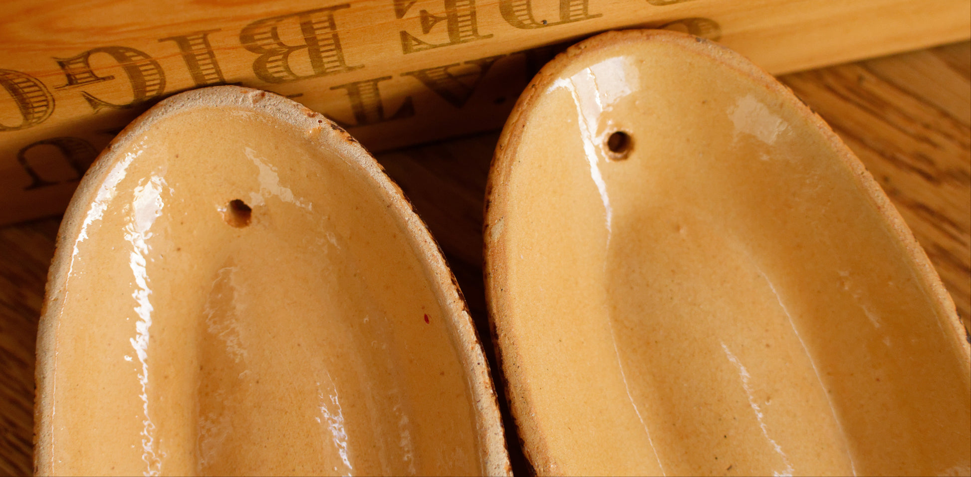 French Vintage Alsace SOUFFLENHEIM BAECKEOFFE Cocotte en Terre Cuite Set of 2 Brown Oval Stoneware Lidded Terrines  Foie Gras Casserole Dish  Made in France