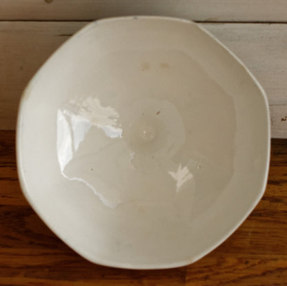 BOOTHs Silicon China Green Parrot Made in England English Antique Patented Ironstone Polychome Soup Tureen Soupiere Fine China