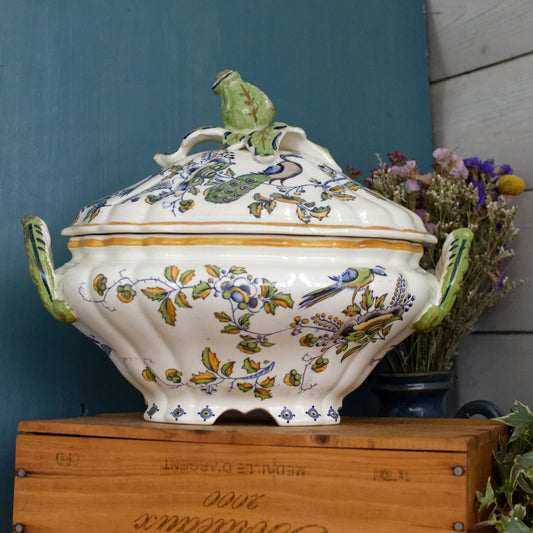 LA LOUVIERE Boch Freres Fabrication Belge Made in Belgium 1836 Vintage Serving Piece Soup Tureen