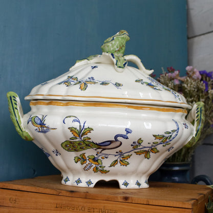 LA LOUVIERE Boch Freres Fabrication Belge Made in Belgium 1836 Vintage Serving Piece Soup Tureen