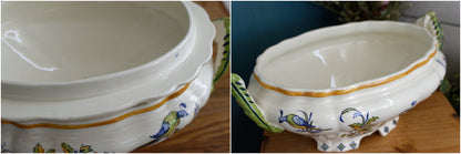 LA LOUVIERE Boch Freres Fabrication Belge Made in Belgium 1836 Vintage Serving Piece Soup Tureen